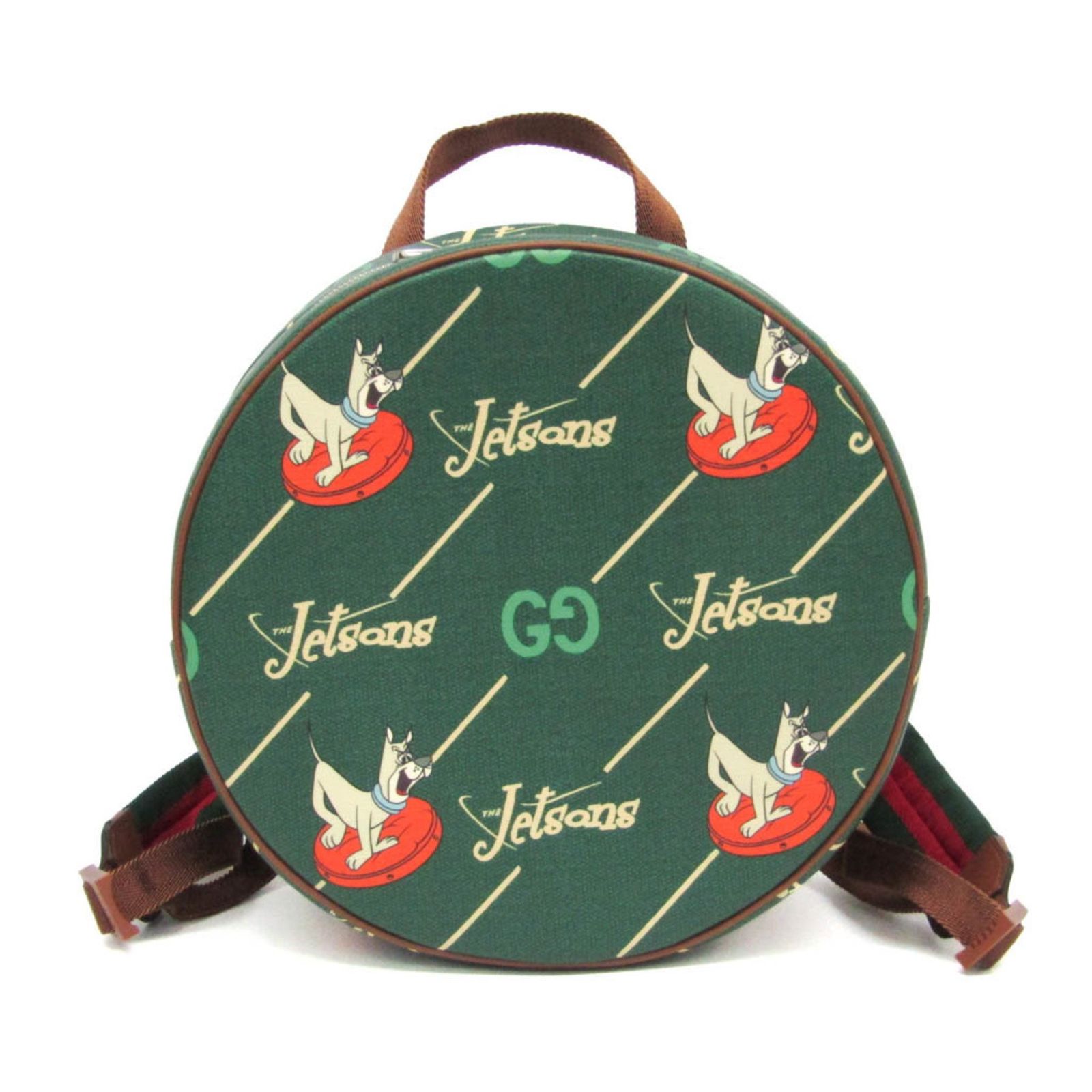 グッチ Gucci GUCCI × The jetsons 宇宙家族ジェットソン 752358 ボーイズ ガールズ PVC リュックサック グリーン