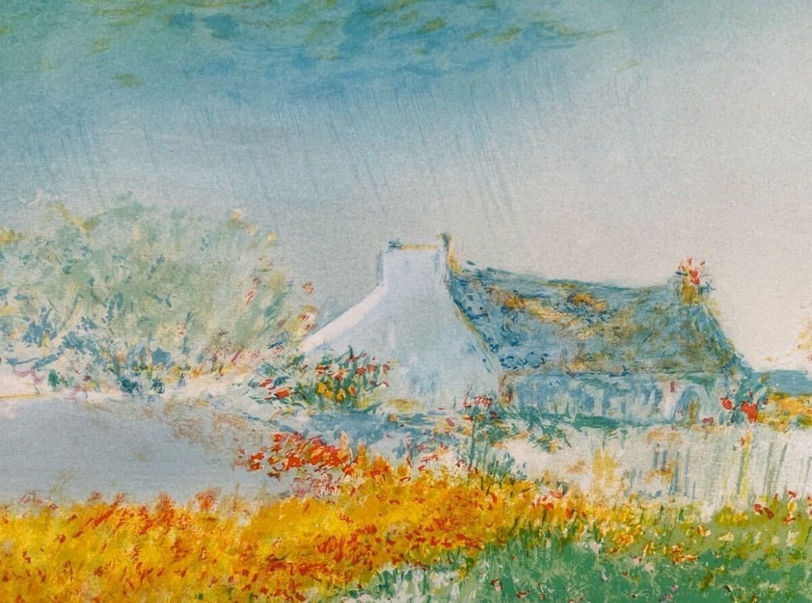 クロード マヌキアン FlowerBarbizon リトグラフ 15号 フランス画家 IMPECCABLEHEALTHCARESERVICES_COM