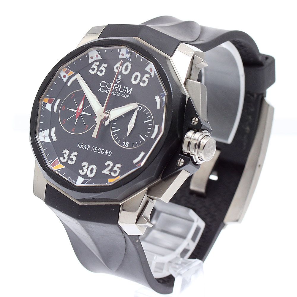 コルム CORUM 01.0034 アドミラルズカップ リープタイム クロノグラフ