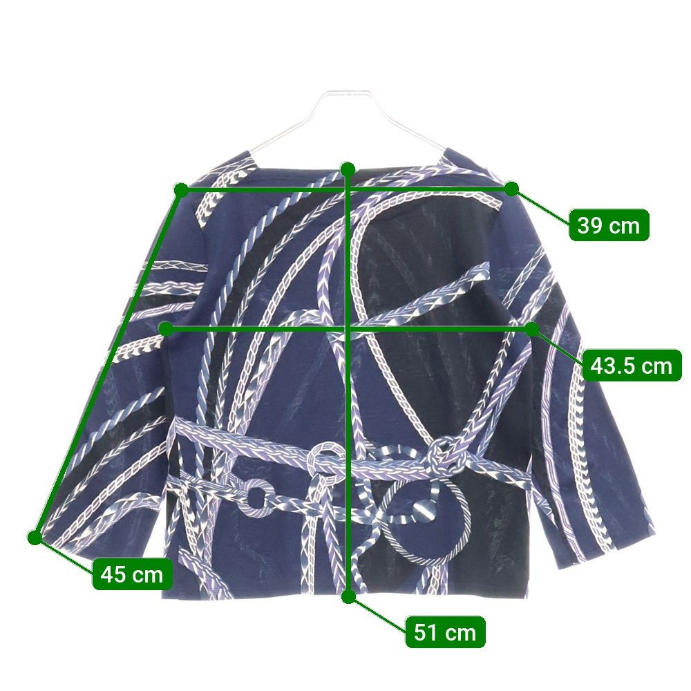 HERMÈS チェーンパターン Tシャツ チェーン HERMES(エルメス) Tシャツ・カットソー(レディース