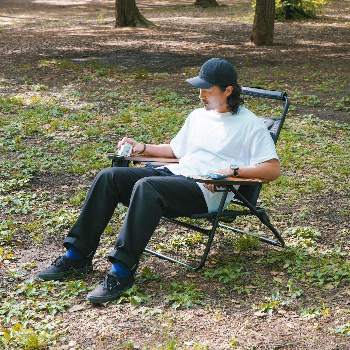 2脚Colemanスリムキャプテンチェア＆ベッドセット（コカコーラ