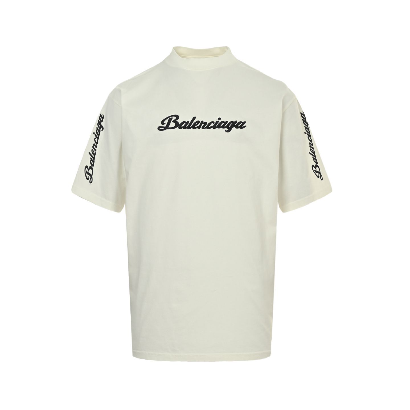 バレンシア FLORENZI サイン入りシャツ 25 フロレンツィ　正規品 BALENCIAGA - バレンシアガ 25SS 826346 TSVE9 ロゴプリント