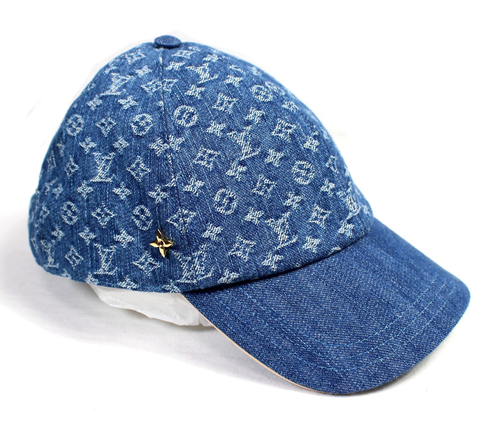 ルイヴィトン デニム キャップ LV リミックス M7276L 7076