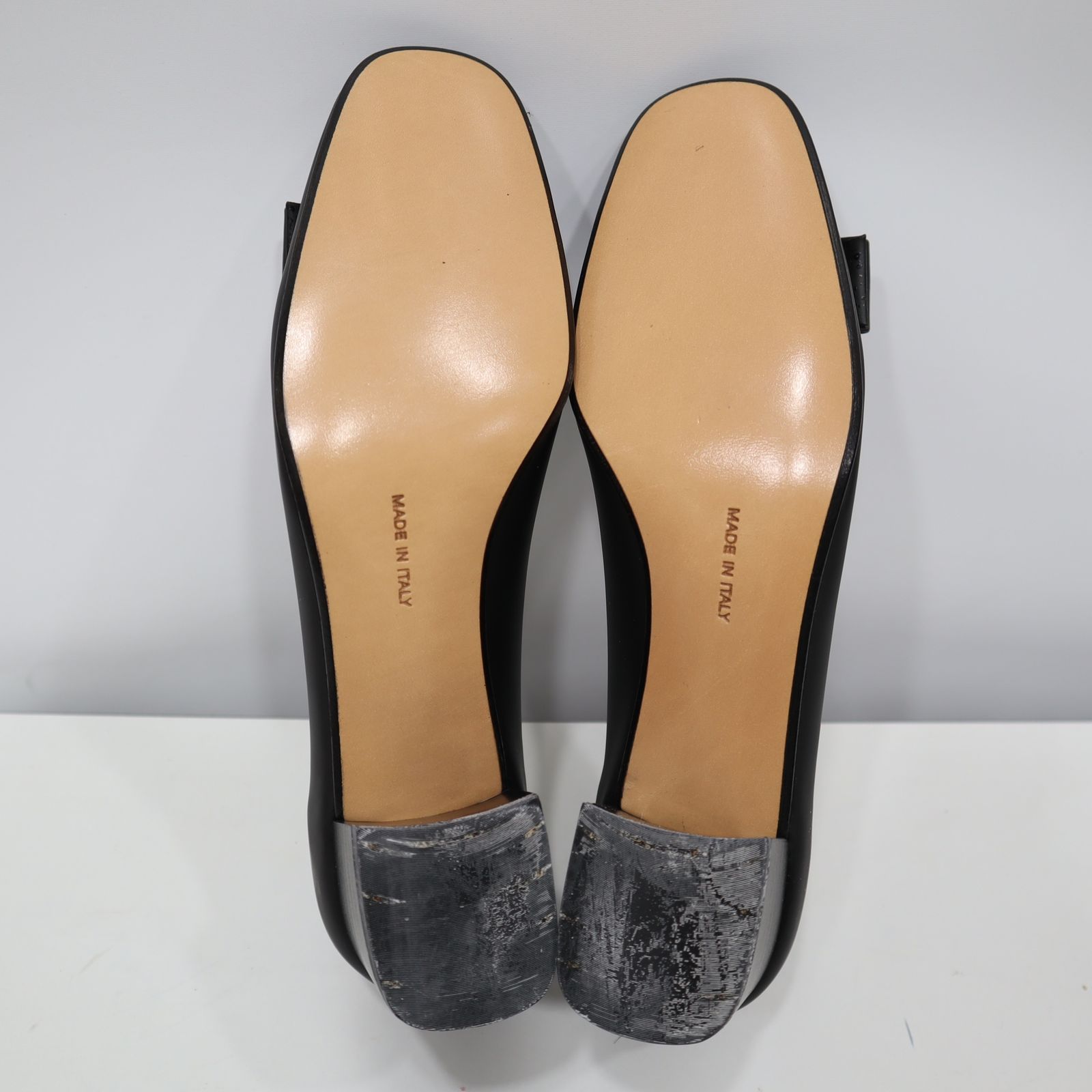 美品　ferragamo　フェラガモ　編み込み　パンプス　ヴァラ　リボン Salvatore Ferragamo フェラガモ パンプス 5 1/2C 22.5cm ヴァラ