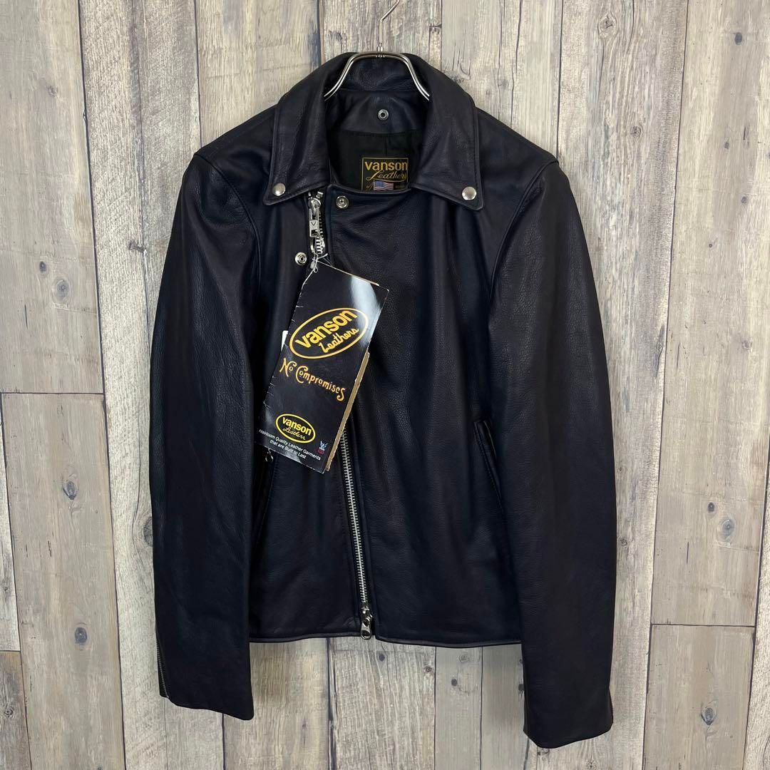 新品】Vanson バンソン ダブル ライダース レザージャケット 36 - メルカリ