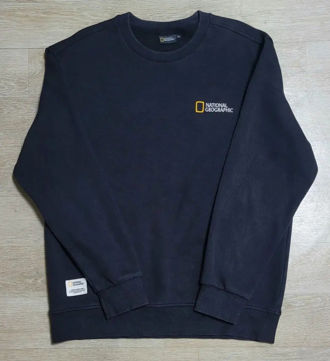 National Geographic(ナショナルジオグラフィック) 刺繍ロゴ スウェットシャツ メンズ XL （ 105 ）