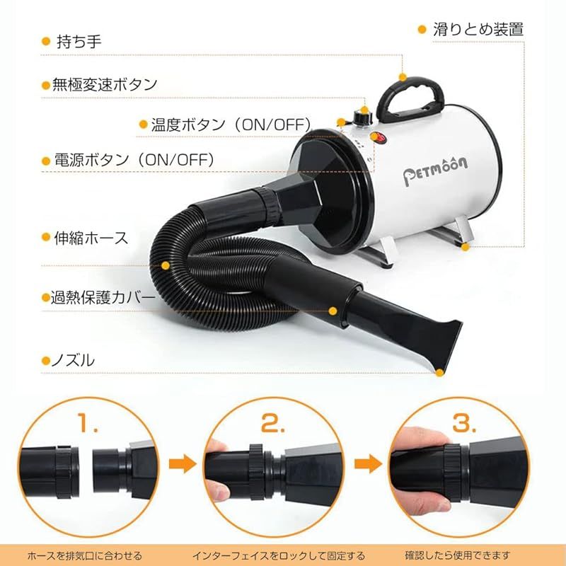 4つのノズル付き