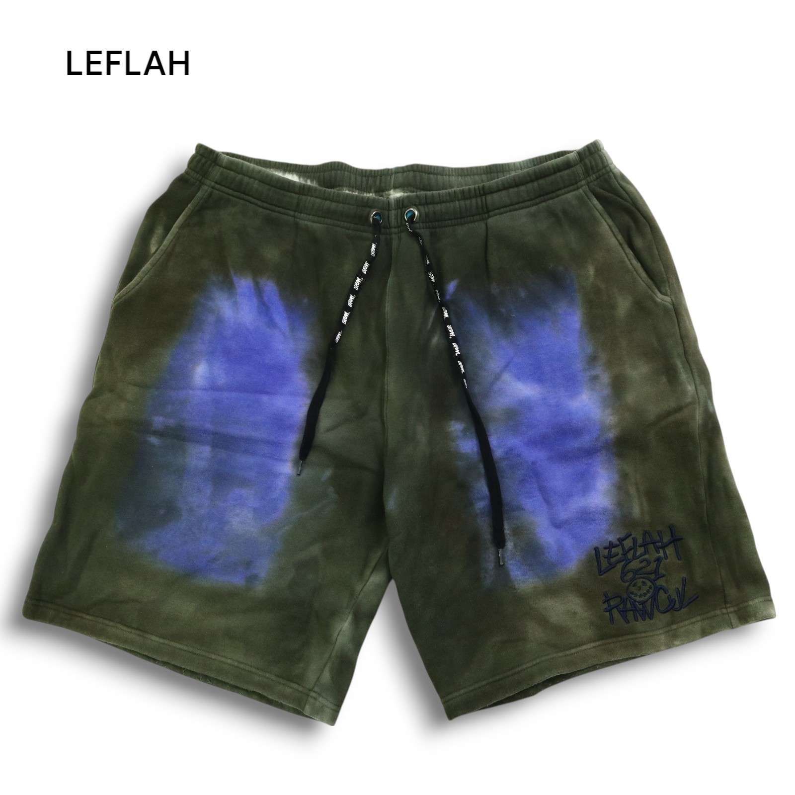 LEFLAH レフラー 裏起毛☆ タイダイ ムラ加工 スウェット イージー 