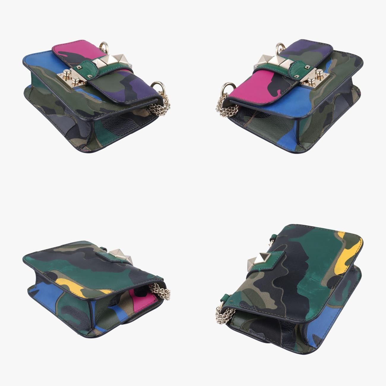 ヴァレンティノValentinoロックスタッズグラムロックマルチ レザーBL-J864THN2