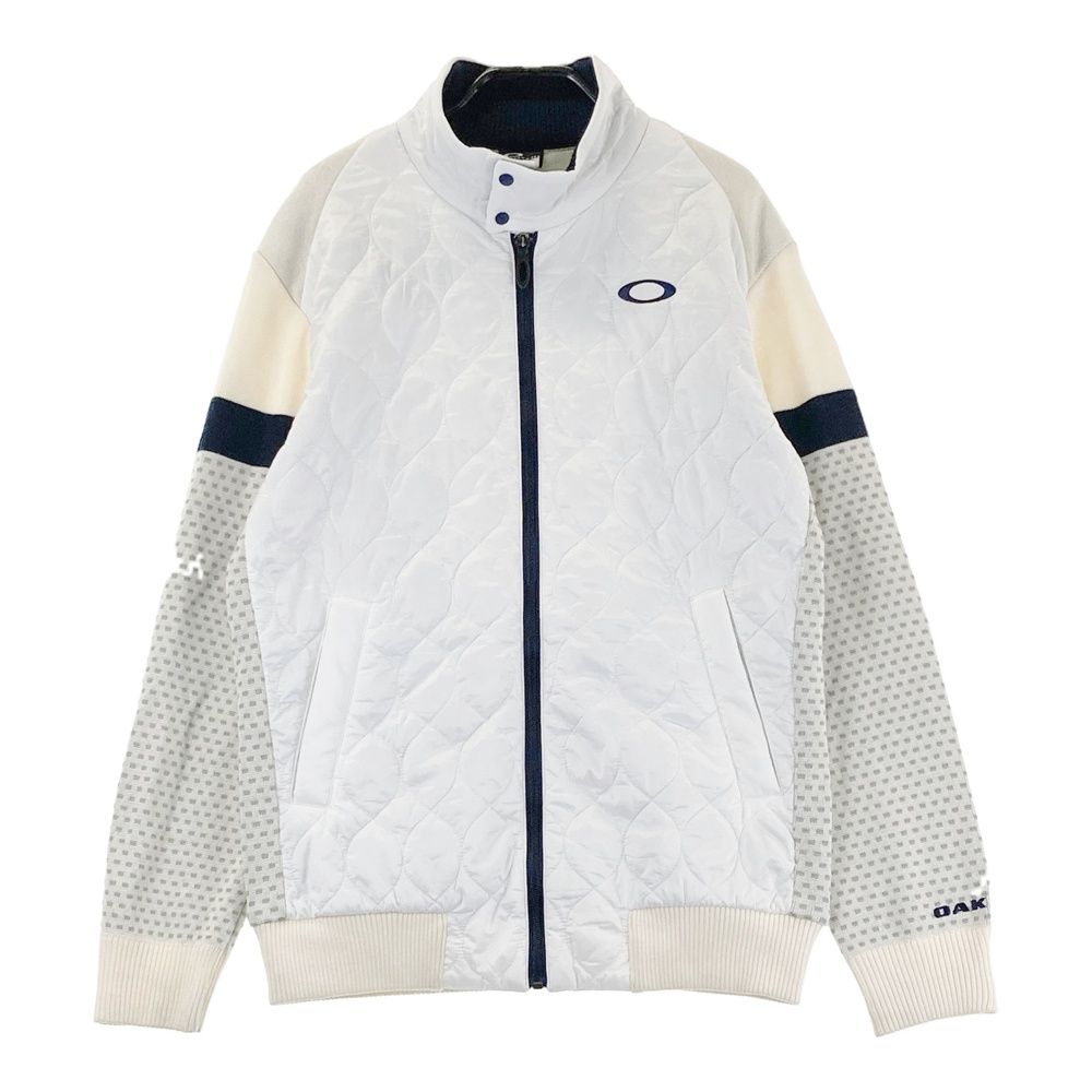 サイズ L OAKLEY オークリー 蓄熱 ニット切替 中綿ジャケット ホワイト系 240101495415 ゴルフウェア メンズ ストスト