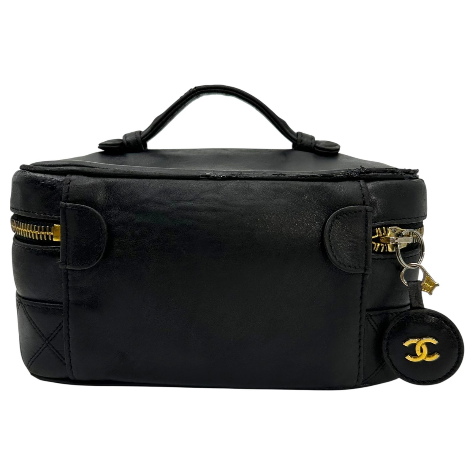 【VINTAGE】シャネル ビコローレ バニティバッグ CHANEL(シャネル) 90's Bicolore Vanity Bag ビコローレ