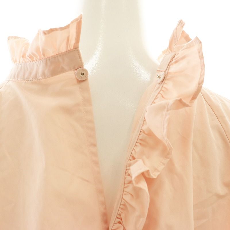 リテン LIten 25SS Sucre Frill Blouse ブラウス 長袖 F ピンク /HK ■OS レディース リテン LIten 25SS Sucre Frill Blouse ブラウス 長袖 F ピンク