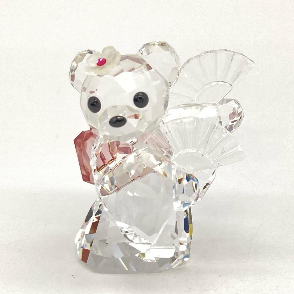 スワロフスキー SWAROVSKI クリスベア Kumiko オブジェ 置物 883414 クリア 2007年