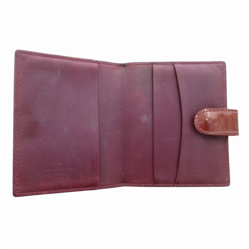 ルイヴィトン LOUIS VUITTON モノグラム ヴェルニ カードケース