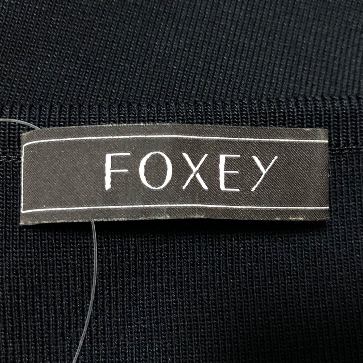 FOXEY(フォクシー) ワンピース サイズ40 M レディース美品 黒 半袖 - メルカリ