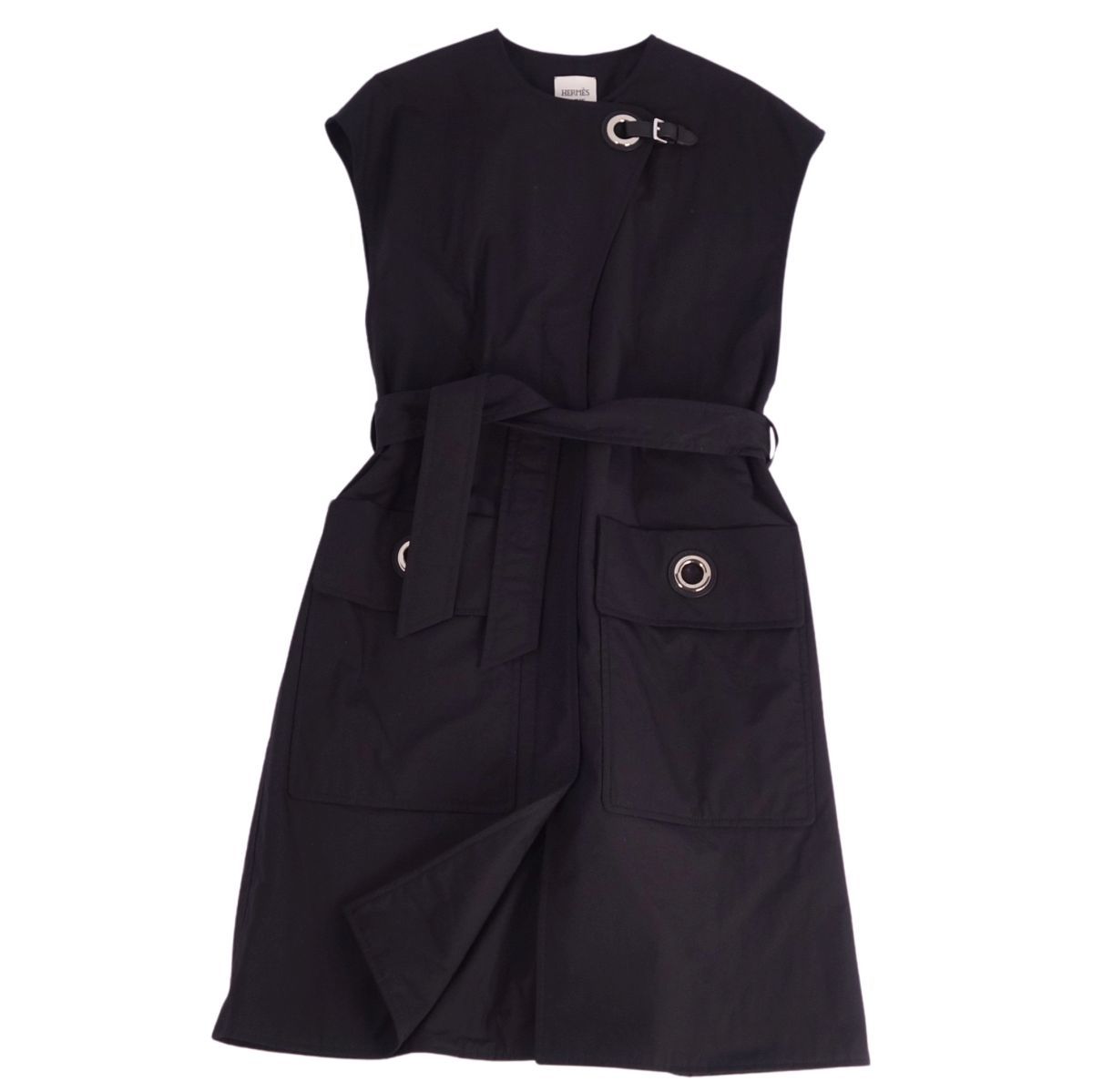 エルメス HERMES コート 22SS ロングコート ロングジレ 中綿