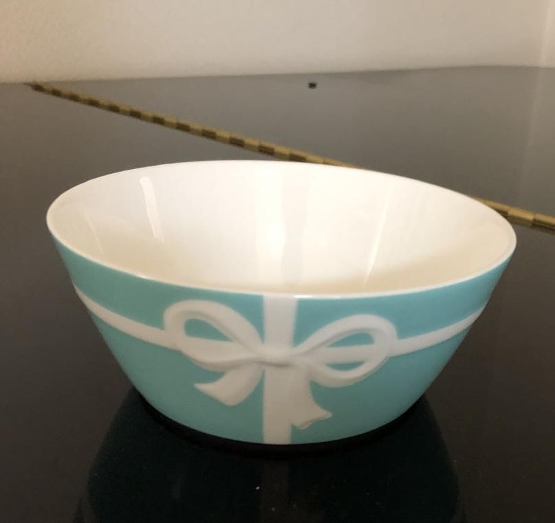 【付属品付き】Tiffany&Co. ティファニーブルーボックスボウルペアセット ティファニー 食器 TIFFANY＆Co ボウル ペアセット ブルー