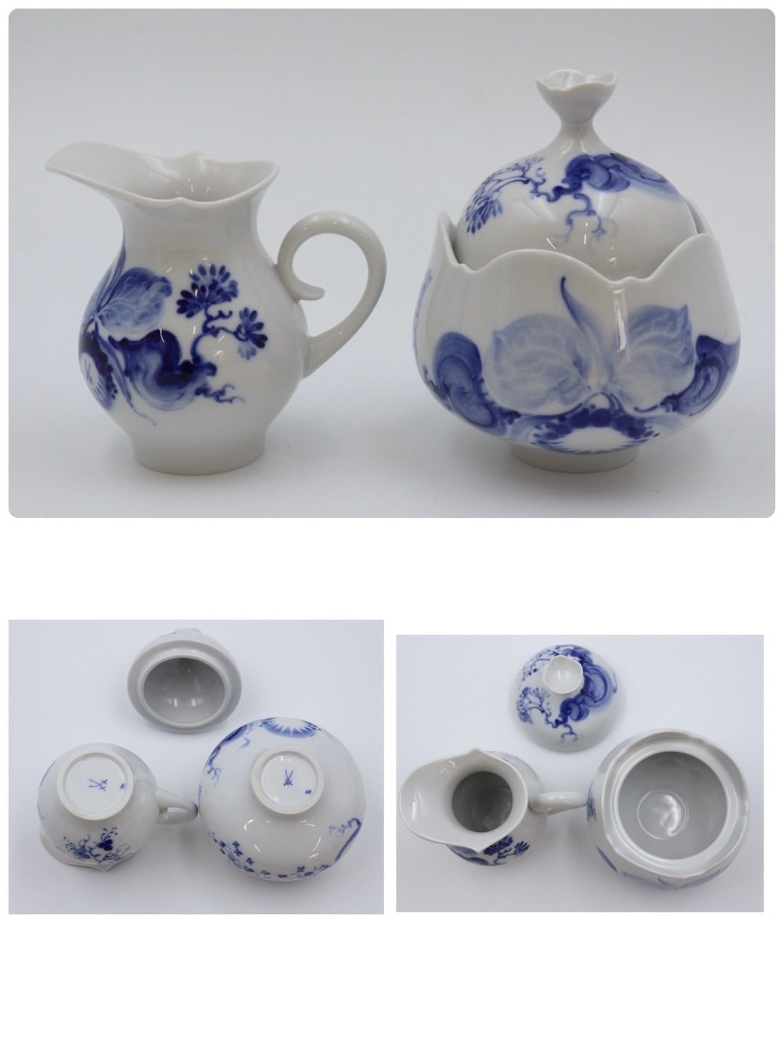 マイセン MEISSEN ブルーオーキッド ティーセット ポット
