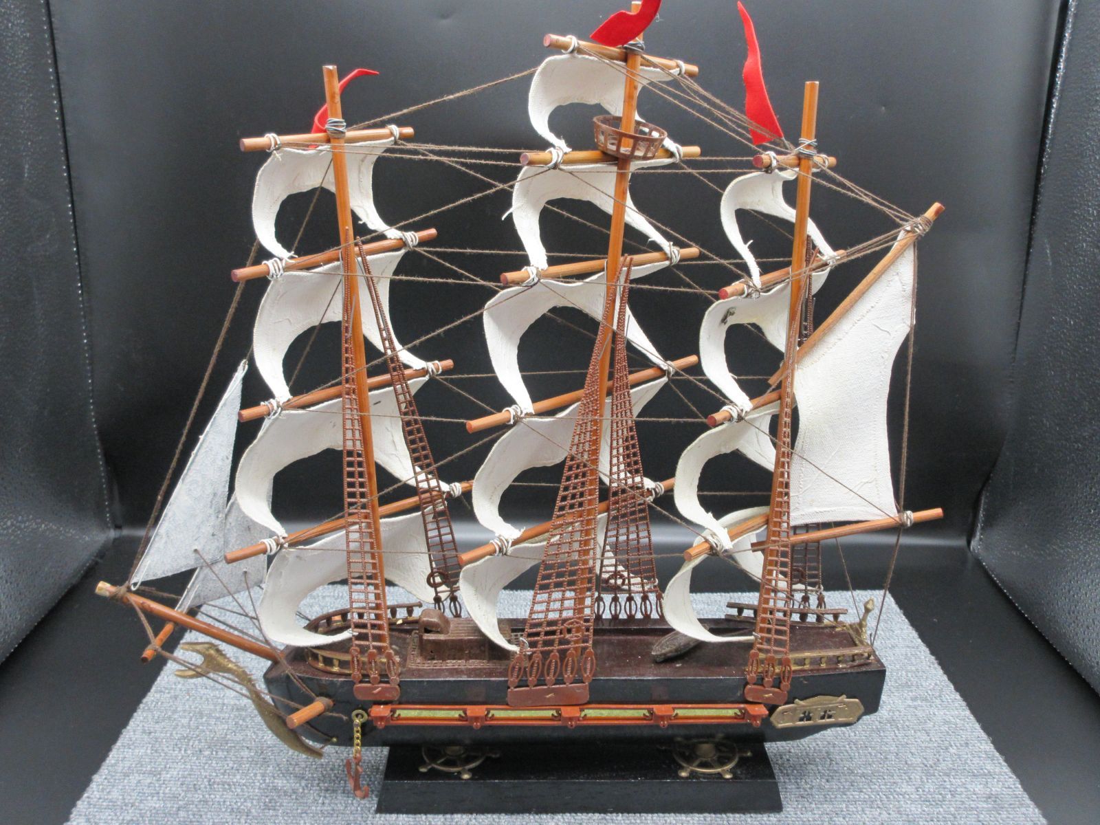 帆船 船 模型 木製 FRAGATA ESPANOLA レトロ インテリア B FRAGATA