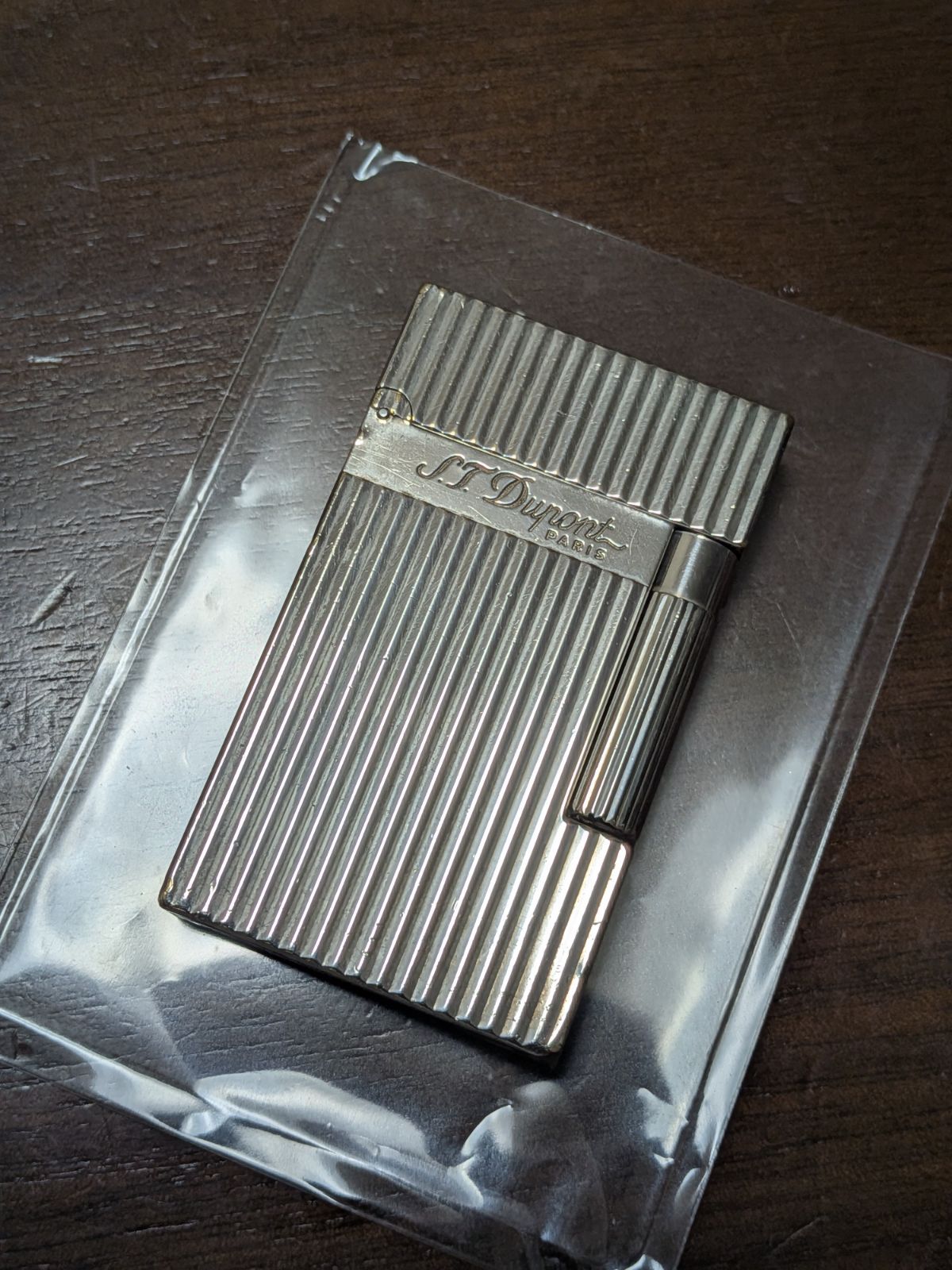 ⑦S.T Dupont デュポン ライター LINE2 ライン2 シルバー - メルカリ