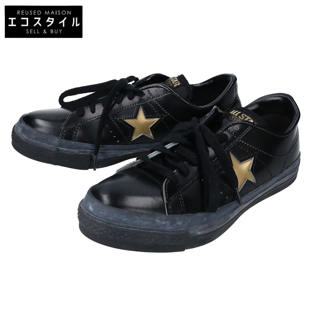 CONVERSE コンバース ONE STAR J ワンスターJ ゴールドスター レザー ローカット スニーカー 5 1/2