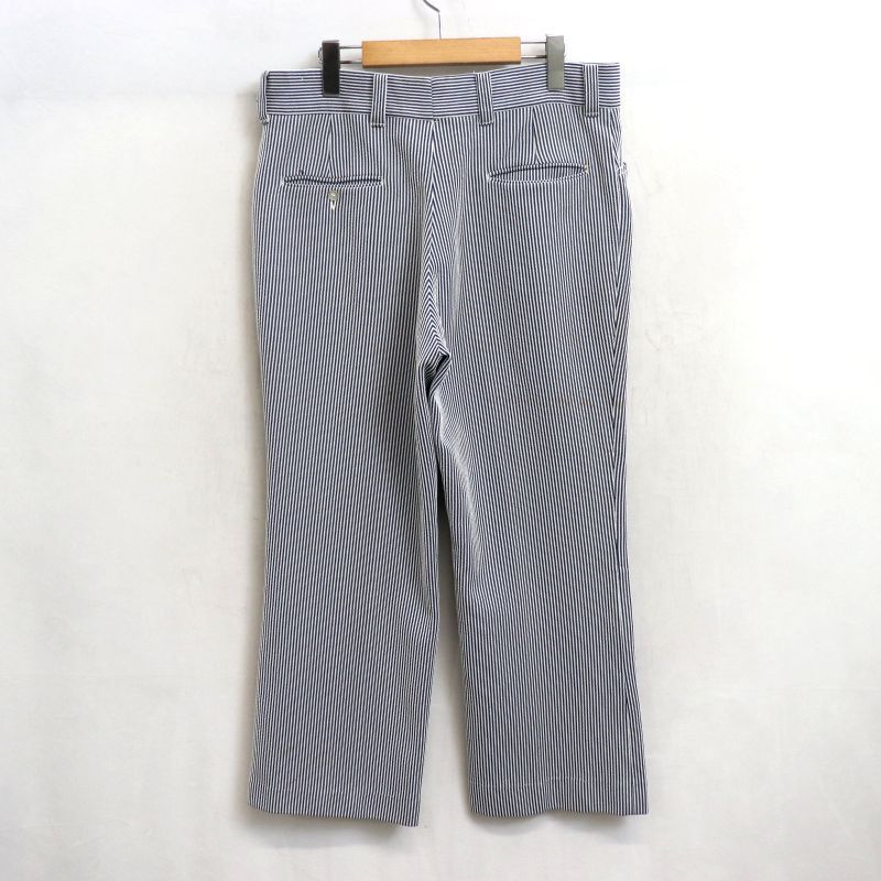 70 s Levi ボーダー柄 Panatela パナテラ ブーツカット スラックスパンツ メンズ Lサイズ相当