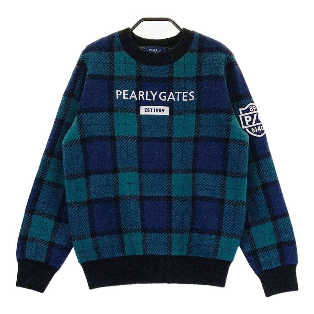 パーリーゲイツ チェック柄セーター PEARLY GATES パーリーゲイツ