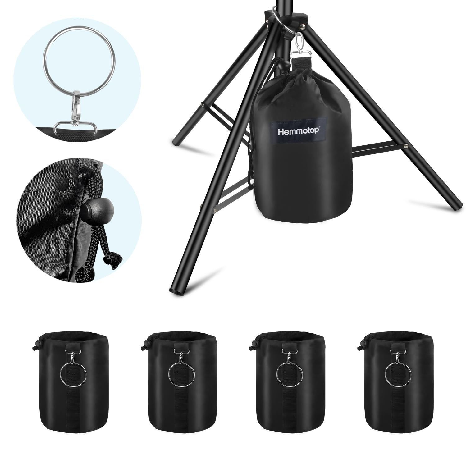 EMARTサンドバッグ撮影用三脚、スタンド耐荷重安定用重し袋万能