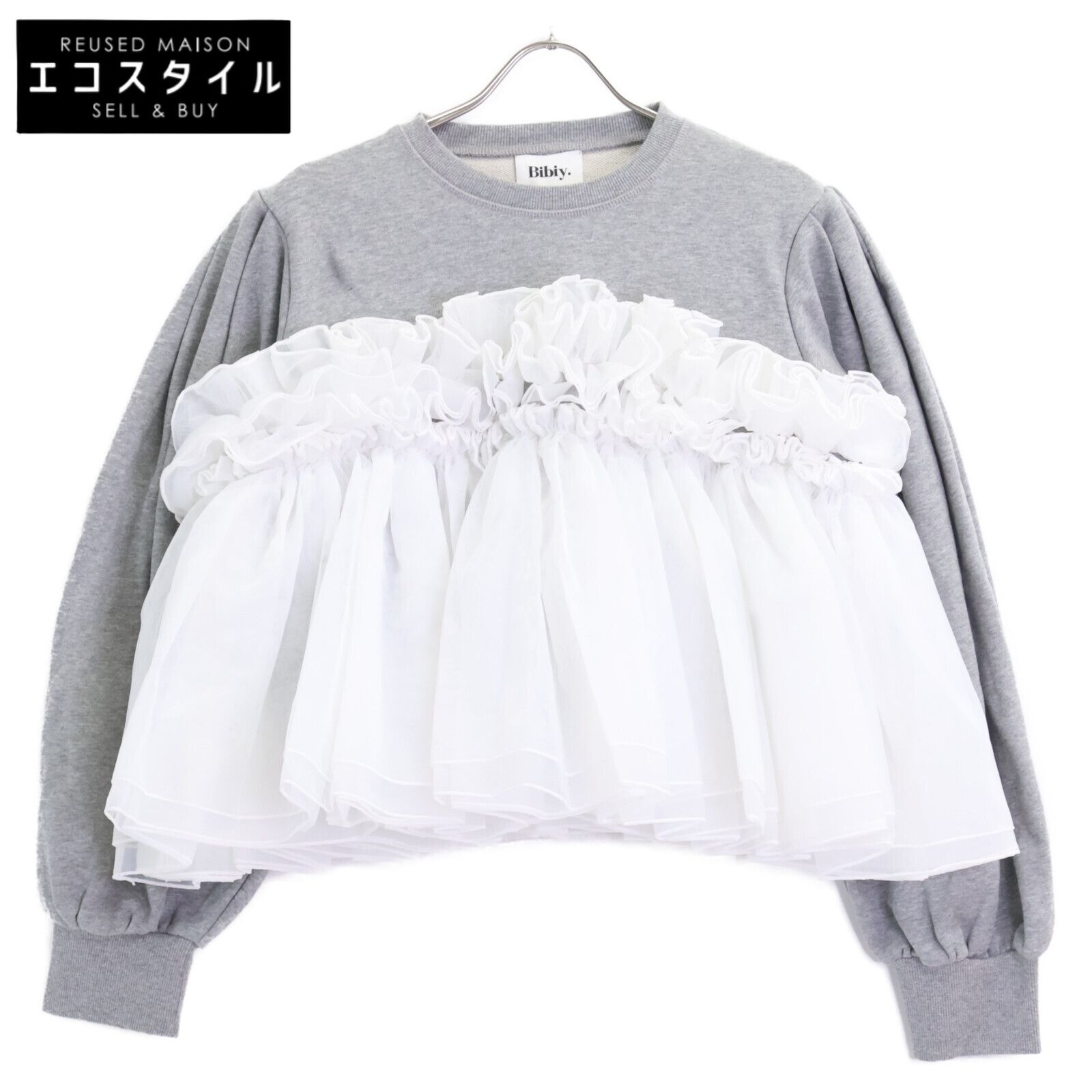Bibiy ANGELICA SWEATSHIRT 正規品 Bibiy ビビィ 24AW ANGELICA SWEATSHIRT F - メルカリ