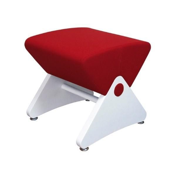 デザイナーズスツール アジャスター付き ホワイト（布：グリーン／ＡＢＳ）〔Ｍｏｎａ．Ｄｅｅ〕モナディー ＷＡＳ０１Ｓ〔代引不可〕 デザイナーズスツール アジャスター付き ホワイト（布：ダークグリーン