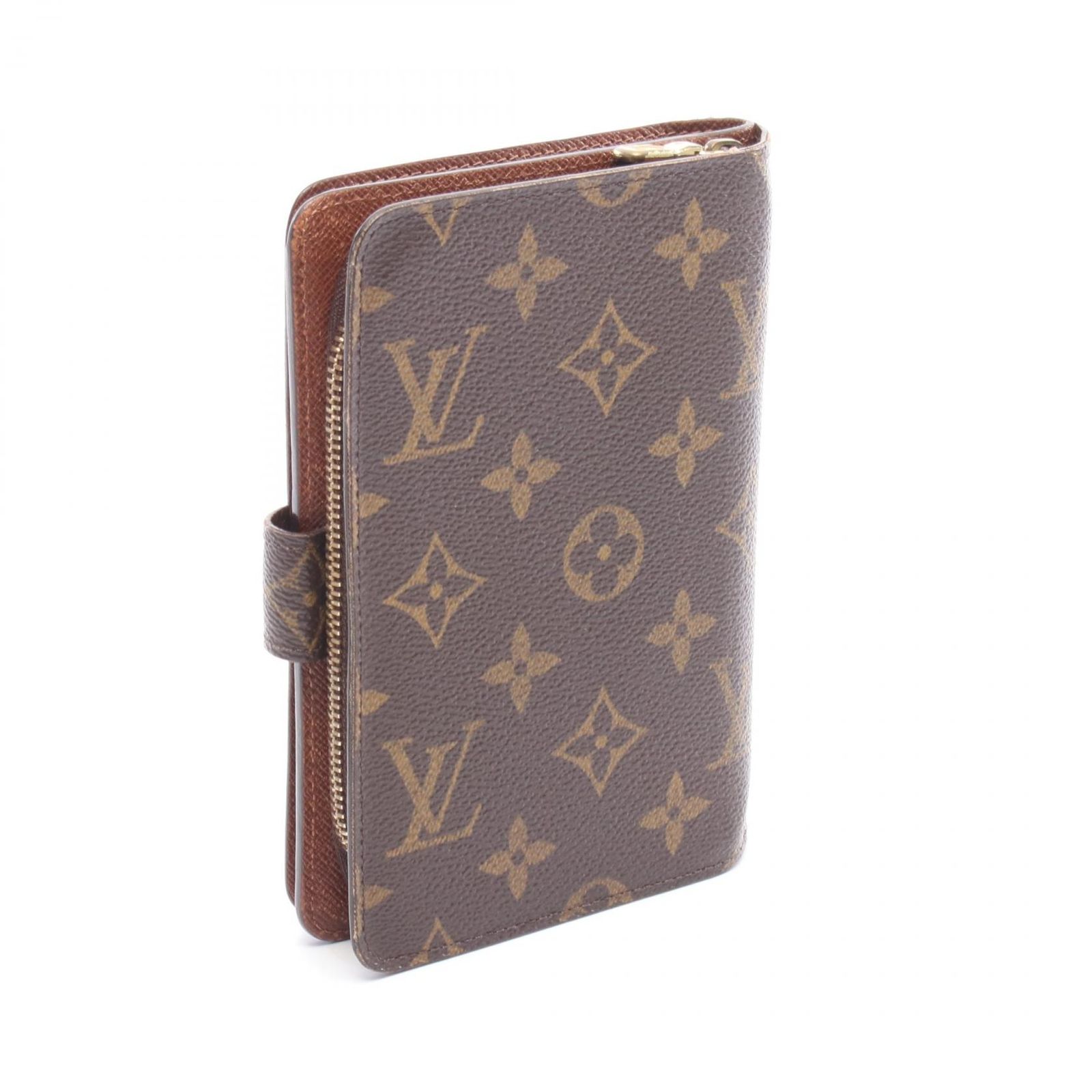 【未使用商品タグ有】ルイヴィトン ポルトパピエ・ジップ モノグラム 二つ折り財布 良品】LOUIS VUITTON ルイヴィトン モノグラム ポルト・ビエ 9