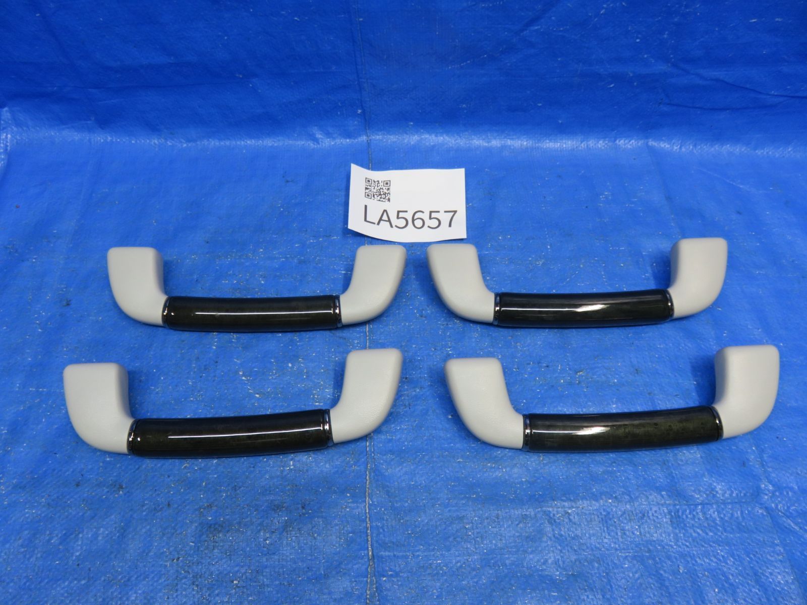 LEXUS 美品 中期 LS460 LS600 アシストグリップ LA5657* レクサス LS600/UVF45 木目調 アシストグリップ 4点