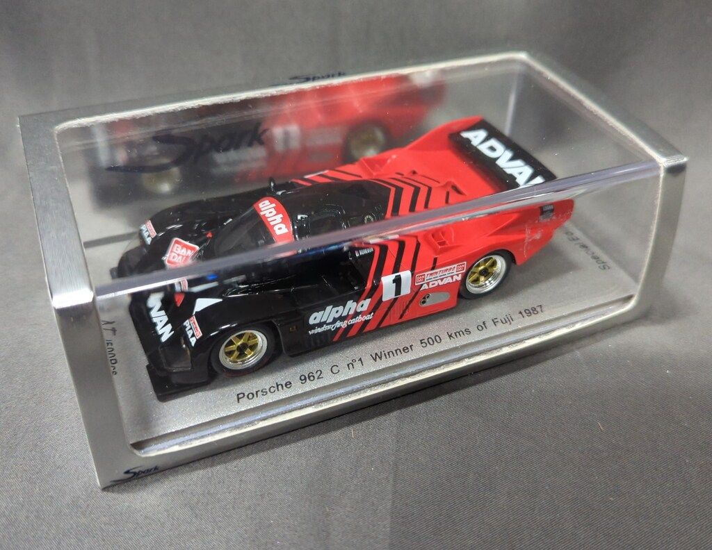 MINIMAX 1/43 sparkmodel 富士500km Porsche 962C #1 Winner