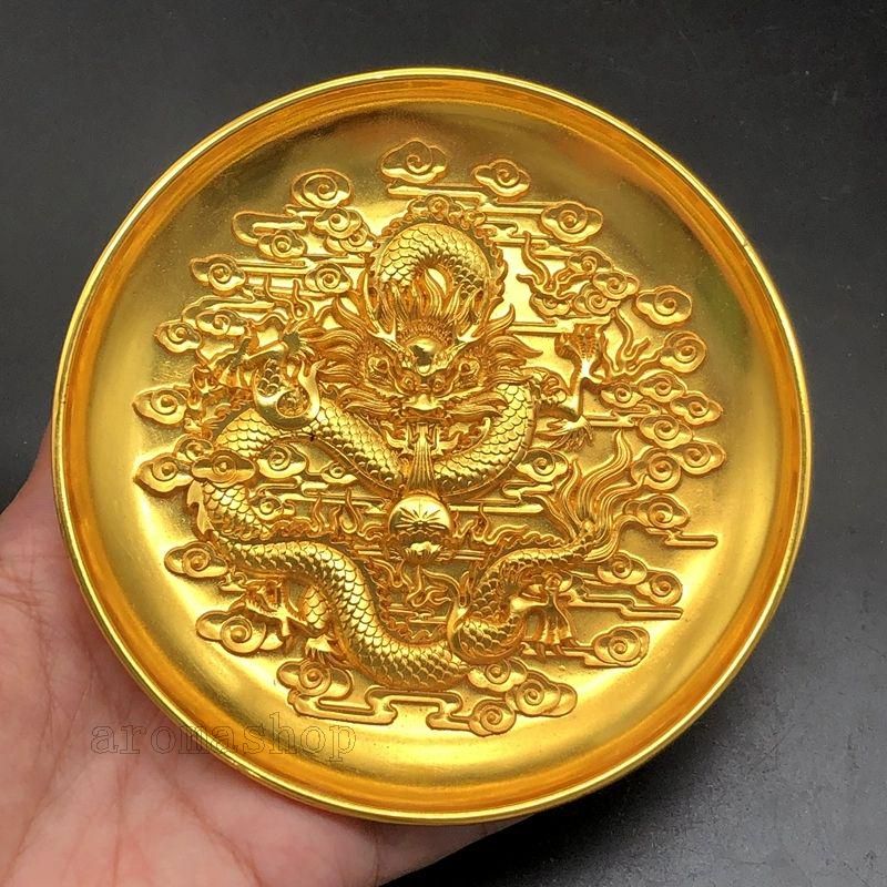 銅製 龍吐珠銅盤 リビング 玄関 書架 装飾品 工芸品 置物 楽天市場】高岡