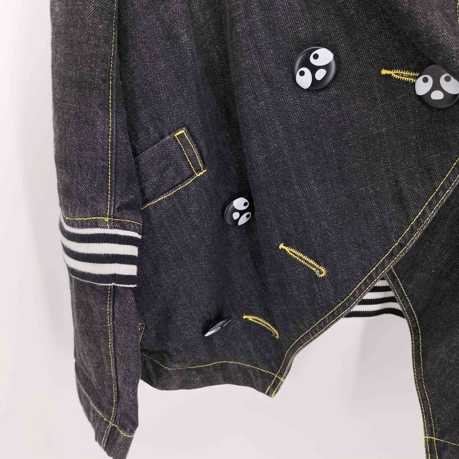 【専用】mercibeaucoup,メルシーボークーノーカラーデニムジャケット1 メルシーボークー mercibeaucoup ノーカラーデニムジャケット
