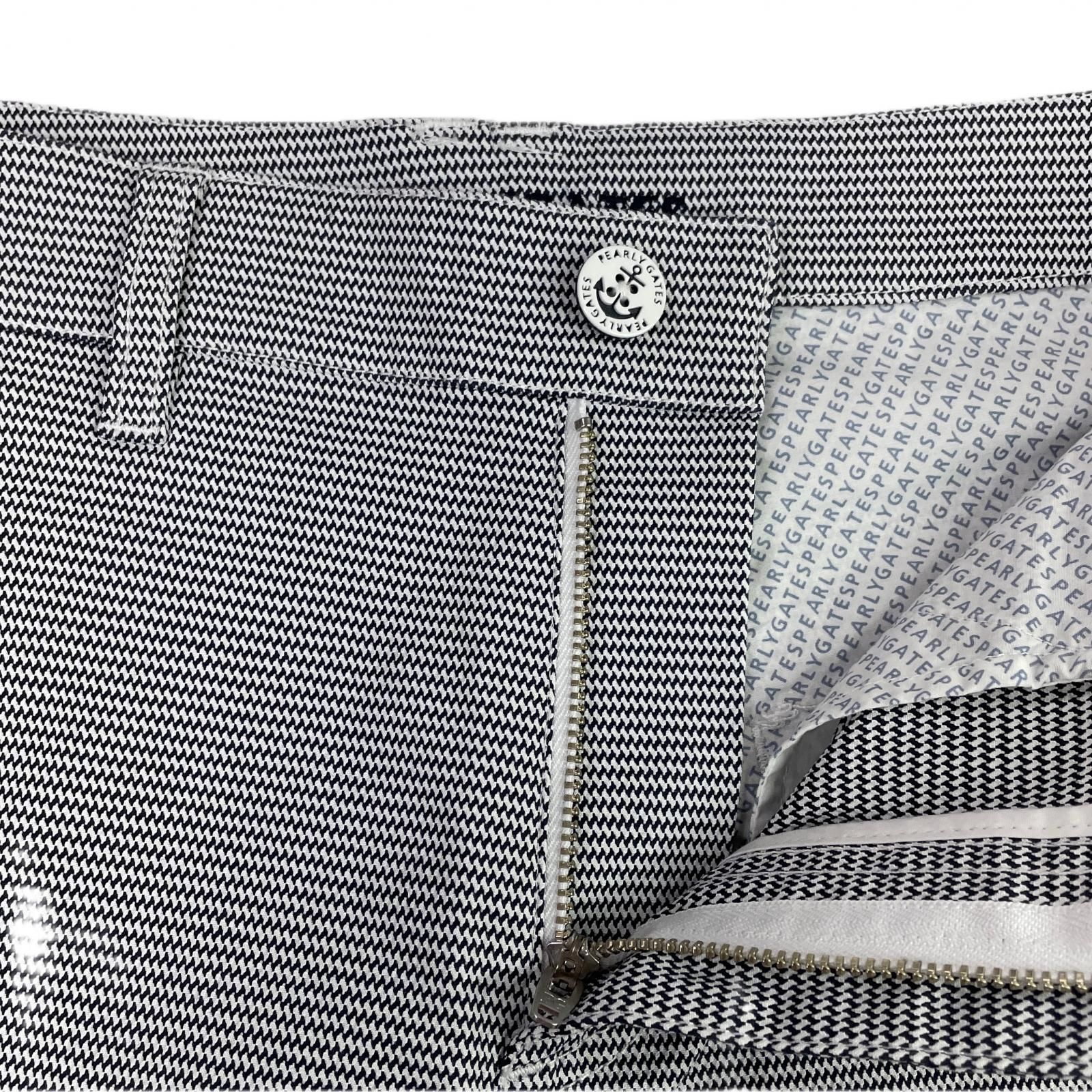 PEARLY GATES ゴルフパンツ 白黒パターン メンズ4サイズ メンズ