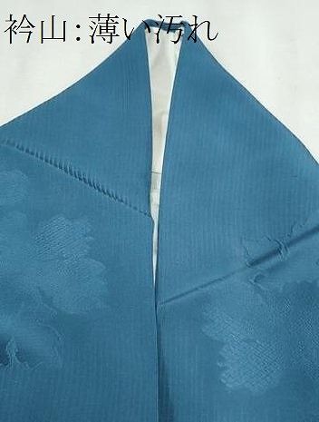 平和屋着物□上質な色無地 樹林地紋 鳩羽鼠色 正絹 逸品