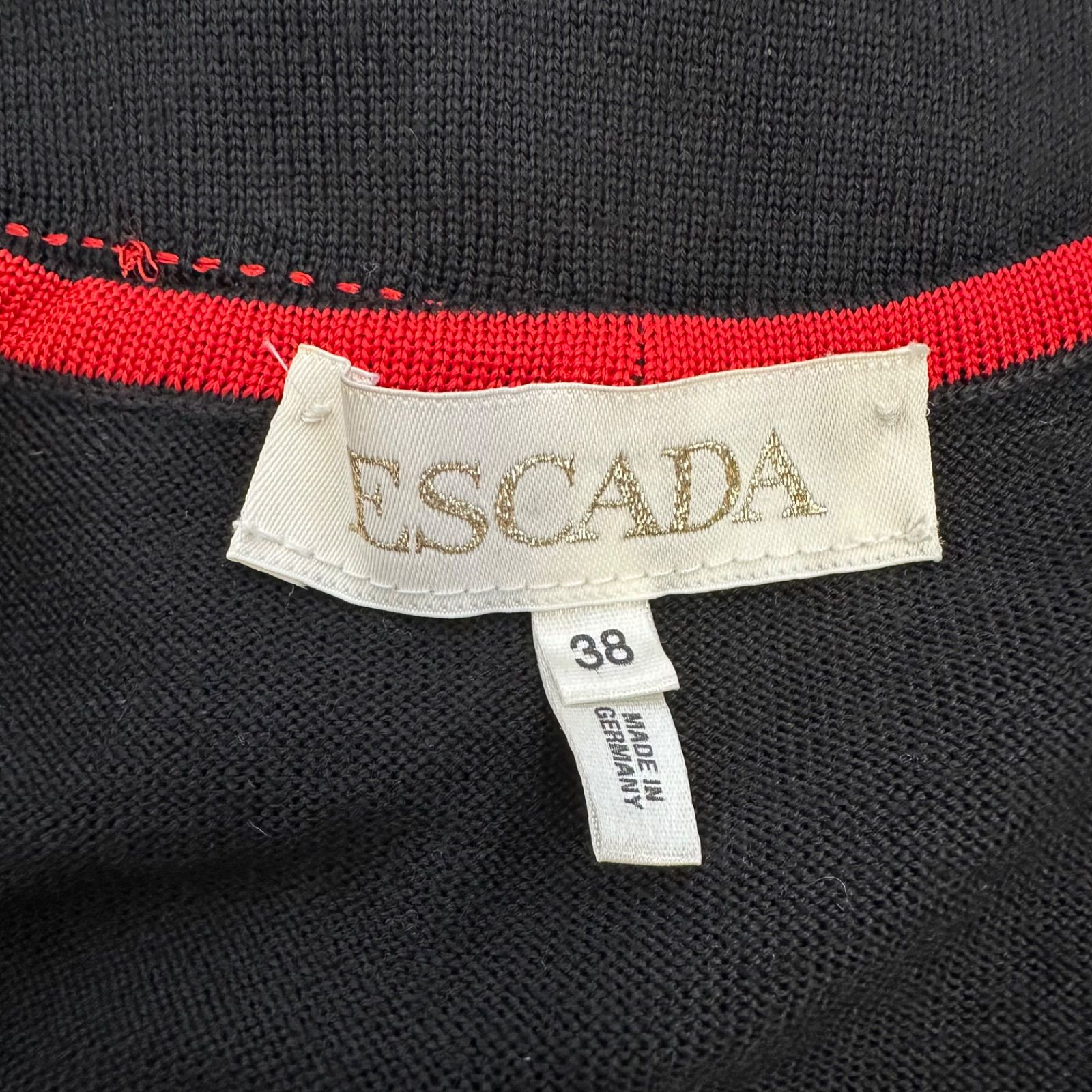 z1096 【美品】ESCADAエスカーダ アンサンブルカーディガン