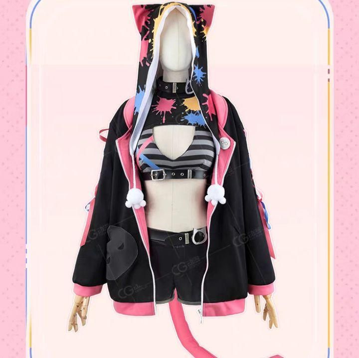 【りり様】ぶいすぽっ！猫汰つな　だいしきゅーだいしゅき(劇中衣装) ぶいすぽっ！猫汰つな 通常衣装 コスプレ 高級