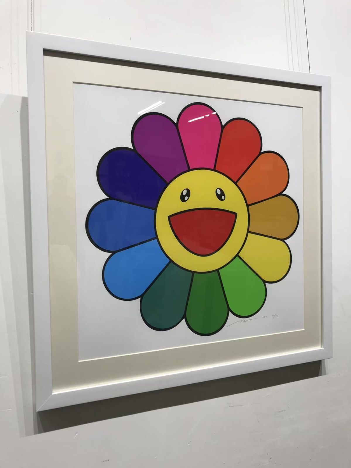 Smile On, Rainbow Flower 村上隆 レインボーお花にっこりね