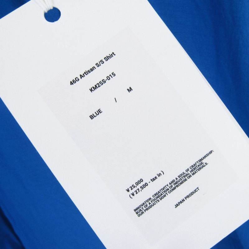 未使用 KANEMASA PHIL. カネマサフィル 46G Artisan S/S Shirt KM25S  