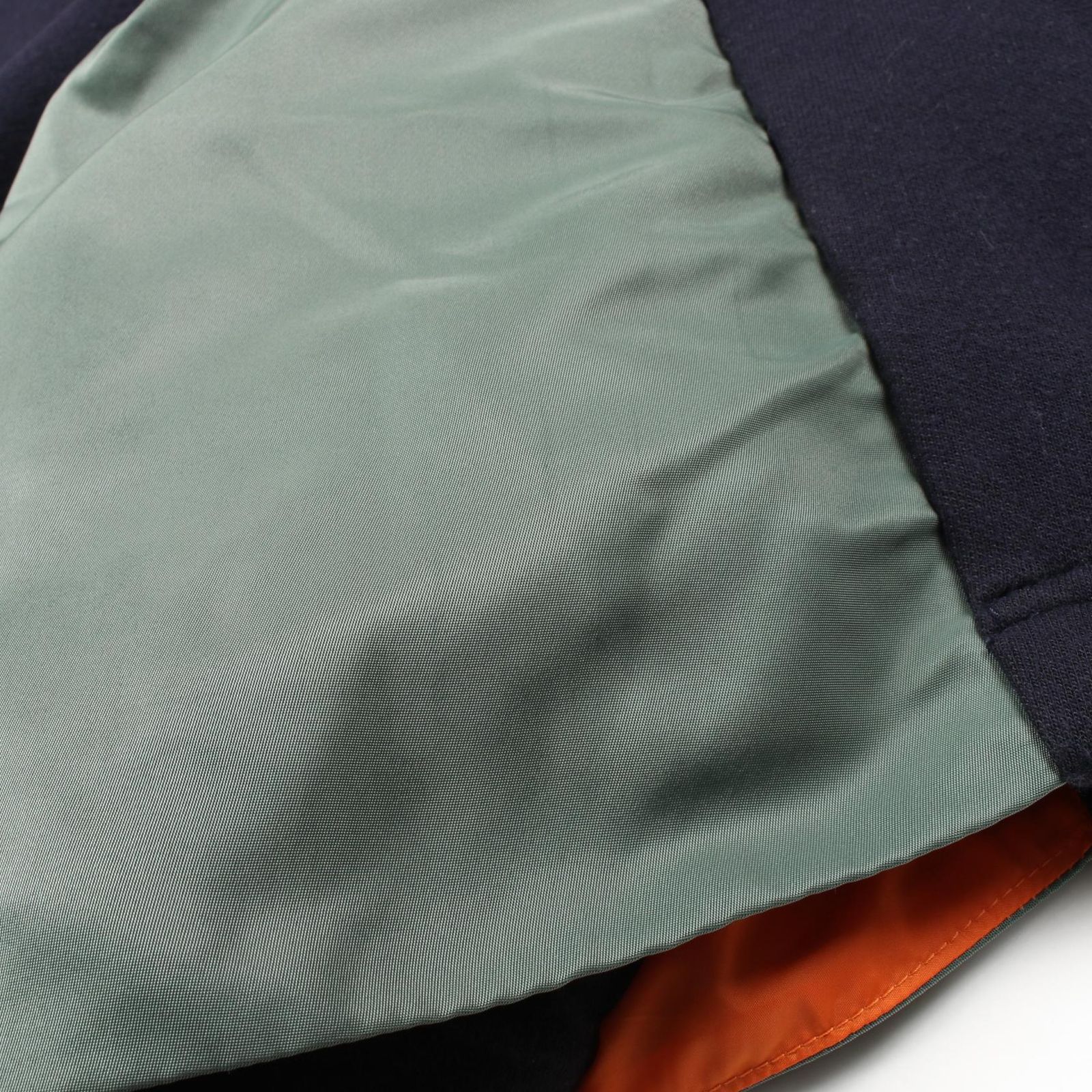 サカイ Sacai スウェット ナイロンツイル スポンジスウェット プル