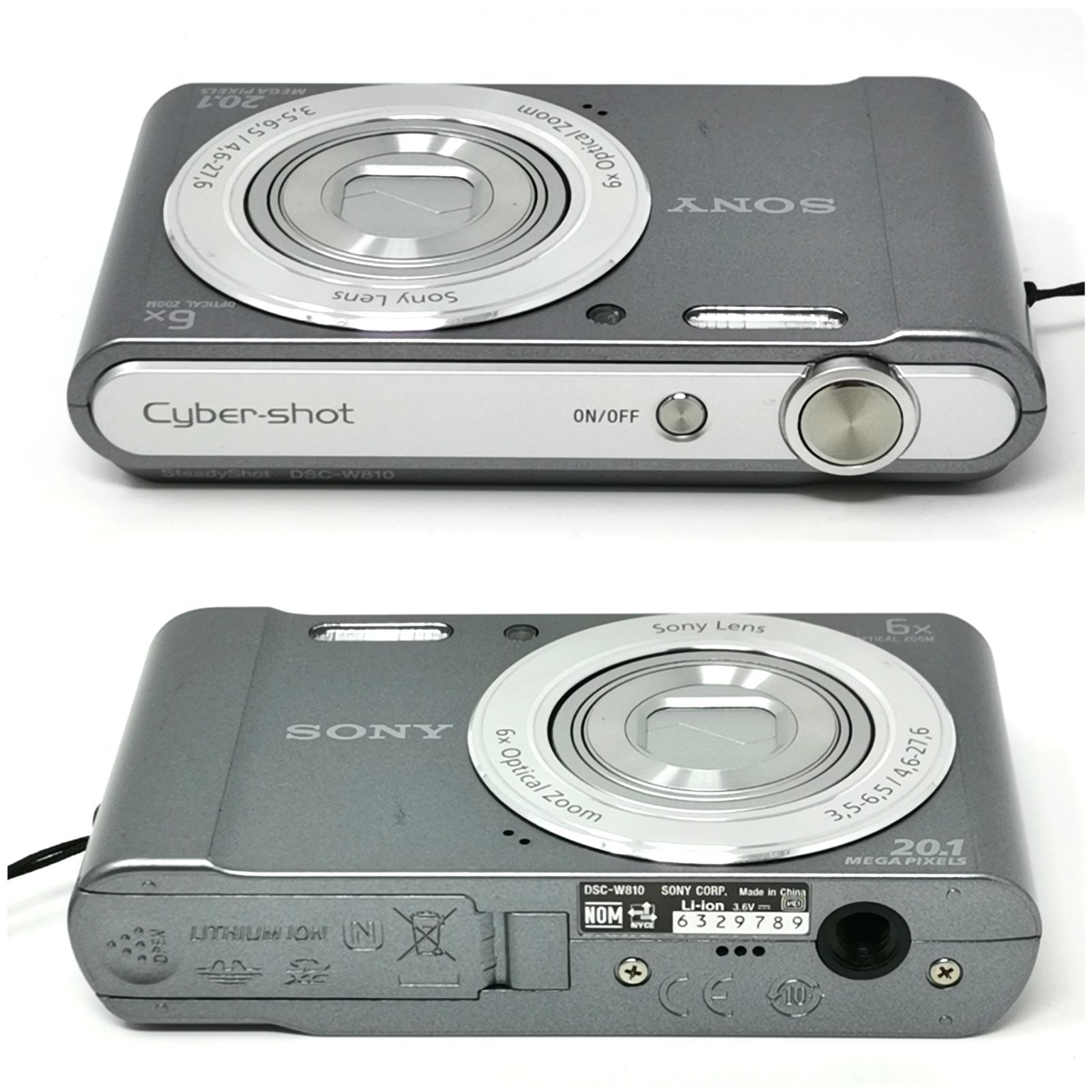 動作品】SONY Cyber-shot DSC-W810 シルバー 【美品】 【公式通販】