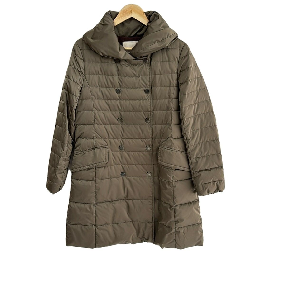 自由区|jiyuku ジユウク ダウンコート サイズ40 M レディース - カーキ 長袖|冬