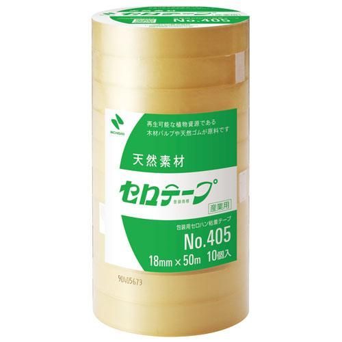 まとめ ニチバン セロテープ 大巻業務用タイプ 18mm×50m 10巻入 405-18X50 405-18X50 ×50セット