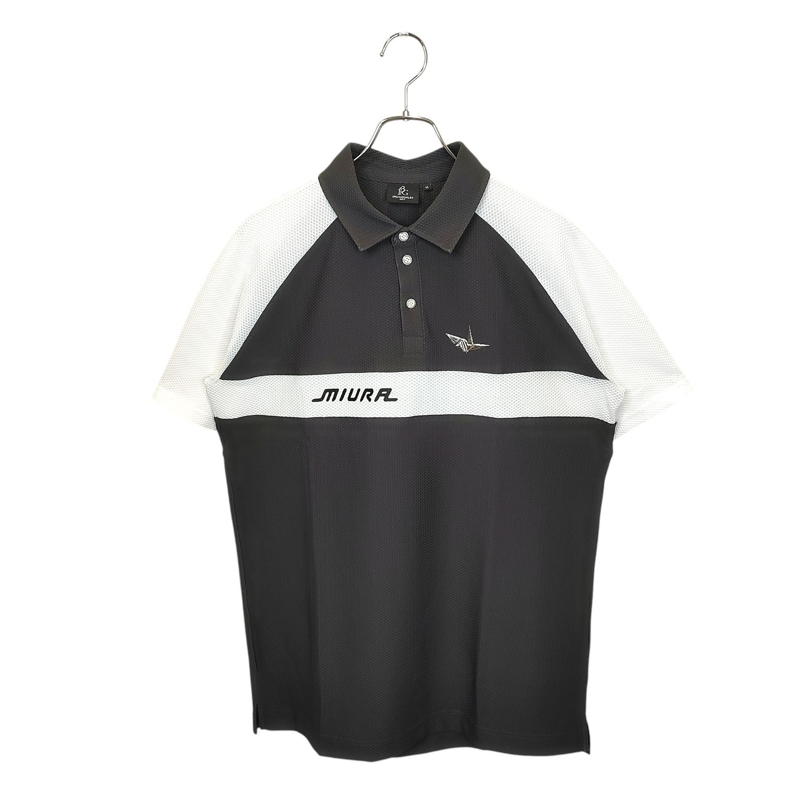 新品 1piu1uguale3 golf ポロシャツ バンダナ ペイズリー 新作 新品 1piu1uguale3 golf ポロシャツ ペイズリー バンダナ 白