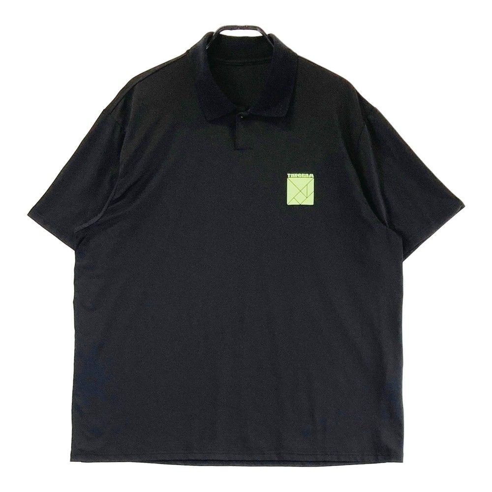 tangram ポロシャツ 黒 メンズ BLACK スポーツ tangram ポロシャツ 黒 メンズ