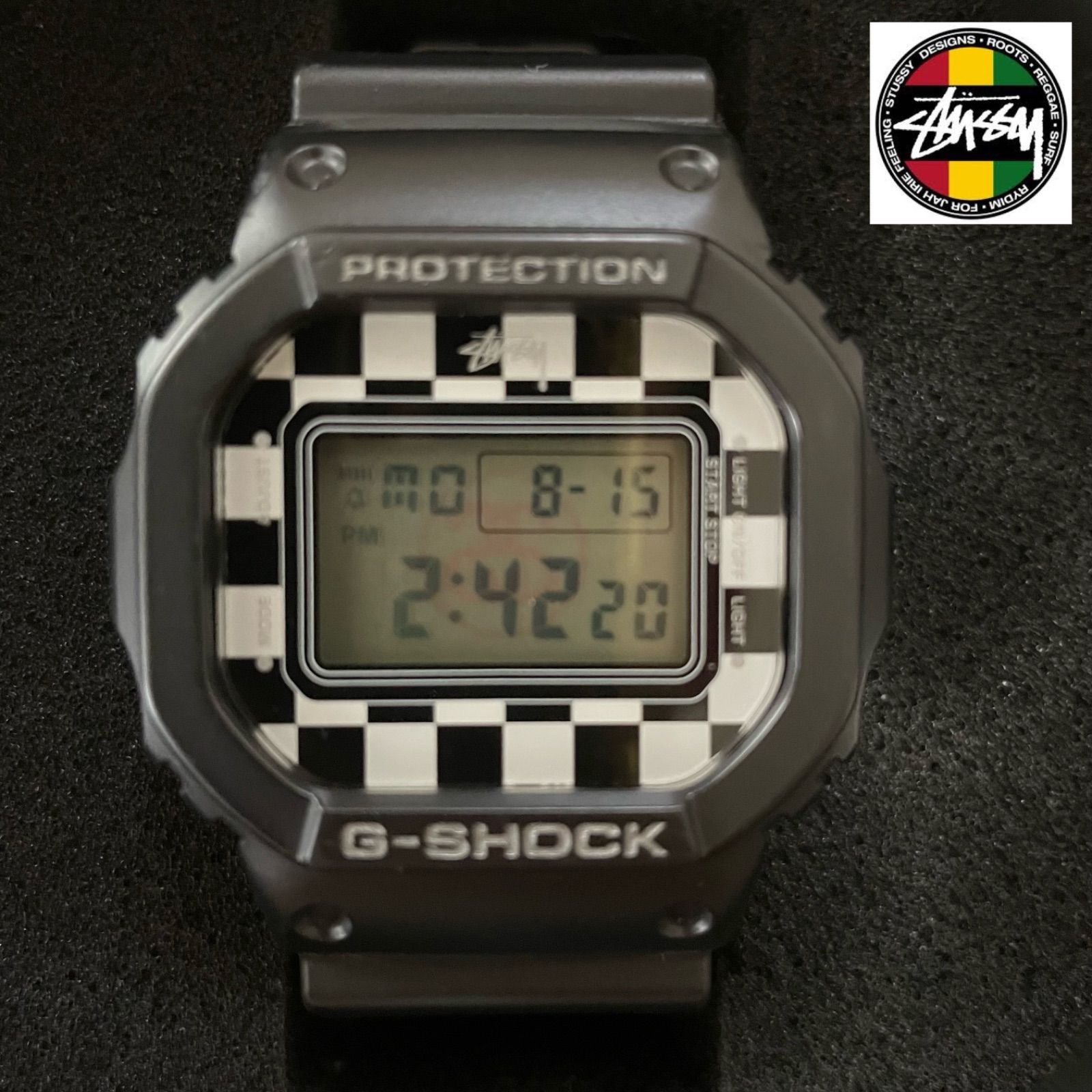 沸騰ブラドン G-SHOCK× STUSSY フラッグチェック DW-5600VT