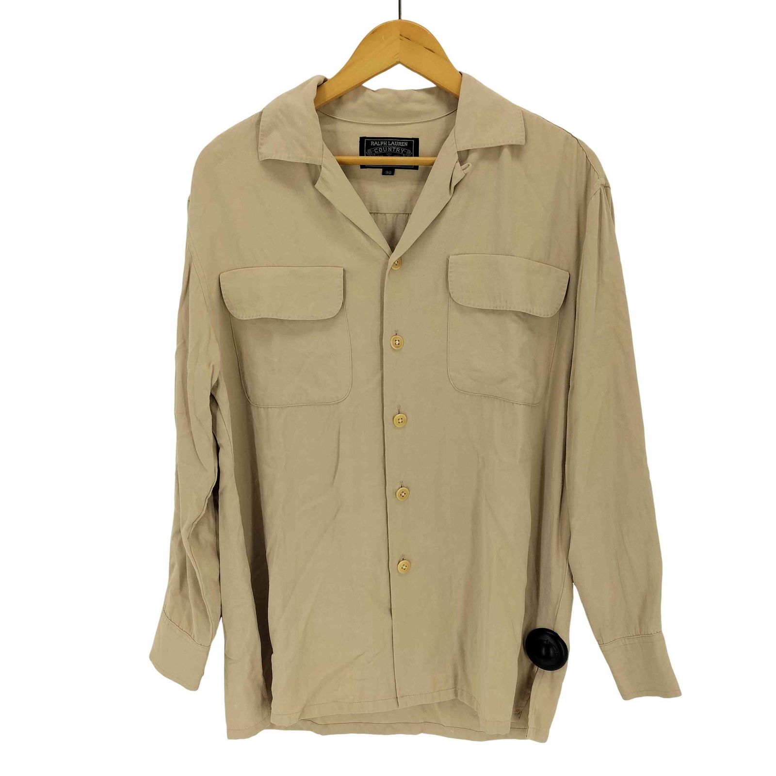 ラルフローレン RALPH LAUREN country レーヨンオープンカラーシャツ 