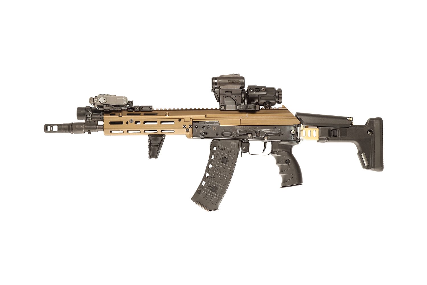 マルイAKM用 SAG PTD AK MK3 RU VER. MIL-STD FULL TOP RAIL CHASSIS